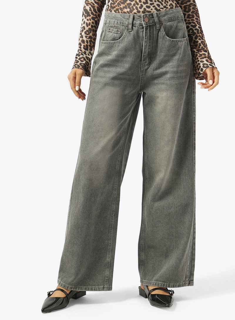 Ginger Mid Rise Straight Fit Jeans - Image 1